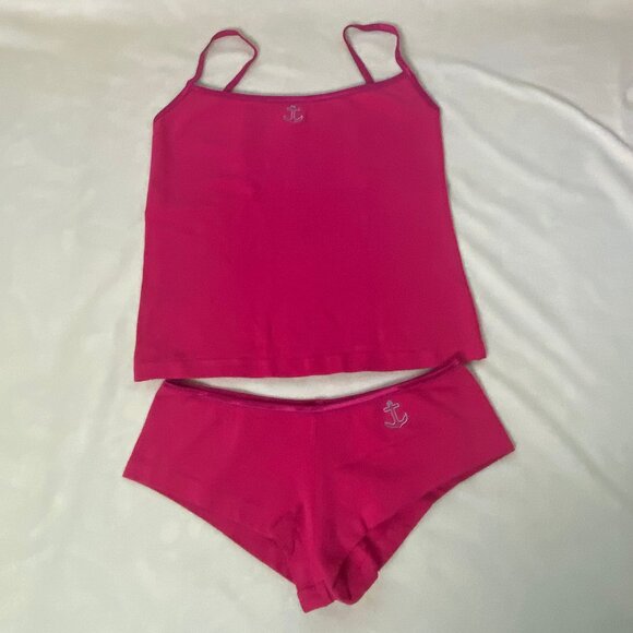 Cami & Boyshort Set, Hot Pink, EUC - Picture 3 of 6
